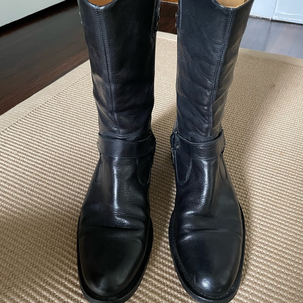 Cole Haan Black Leather Boots